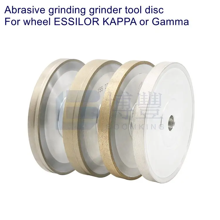 Abrasive grinding grinder tool disc wheel ESSILOR auto lens edger diamond wheel,PC roughing wheel,PC roughing wheel,Fine V wheel
Abrasive grinding grinder tool disc wheel ESSILOR auto lens edger diamond wheel,PC roughing wheel,PC roughing wheel,Fine V wheel