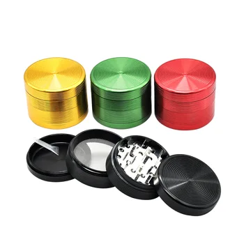 30pcs Large Size Metal Herb Grinder Aluminium Alloy Grinder Dia.63mm 4 Layers Thread Smoking Grinders With Four Colors 
30pcs Large Size Metal Herb Grinder Aluminium Alloy Grinder Dia.63mm 4 Layers Thread Smoking Grinders With Four Colors