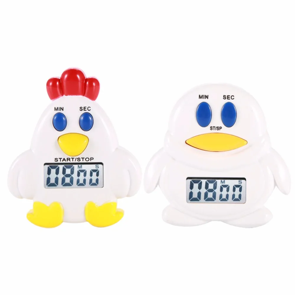 Cute Cartoon Chicken Penguin Electronic LCD Digital Countdown Kitchen Timer Cooking & Baking Helper 100 Minutes Reminder
Cute Cartoon Chicken Penguin Electronic LCD Digital Countdown Kitchen Timer Cooking & Baking Helper 100 Minutes Reminder