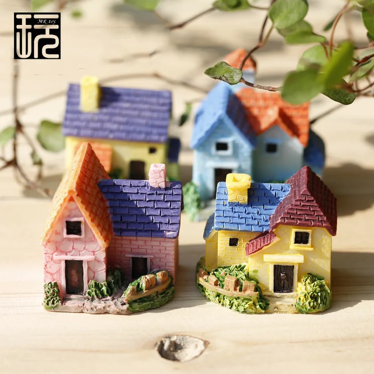 Zakka Resin Mini Villa Model House Ornament Crafts DIY Fairy Garden Miniatures Home/ Succulents/ Micro Moss Landscape Decoration
Zakka Resin Mini Villa Model House Ornament Crafts DIY Fairy Garden Miniatures Home/ Succulents/ Micro Moss Landscape Decoration
