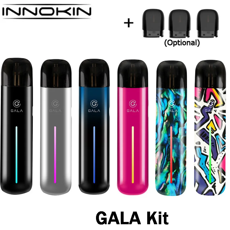 Original Innokin GALA Pod Kit 500mAh Built in Battery 2ml Ceramic Pod Cartridge 0.5ohm Plex3D Mesh Coil E Cigarette Vape Vapor
Original Innokin GALA Pod Kit 500mAh Built in Battery 2ml Ceramic Pod Cartridge 0.5ohm Plex3D Mesh Coil E Cigarette Vape Vapor