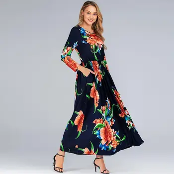 robe femme 2019 Casual Women Spring Autumn Dress O Neck Long Sleeve Plus Size 7XL Long Maxi Dress vestidos tallas grandes mujer
robe femme 2019 Casual Women Spring Autumn Dress O Neck Long Sleeve Plus Size 7XL Long Maxi Dress vestidos tallas grandes mujer