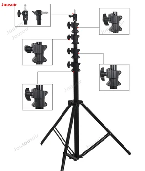 480cm Air Cushioned Light Stand 1/4" Screw Air Pressure Light Stand Supportable Large for Flash aluminum alloy tripod CD05 Y
480cm Air Cushioned Light Stand 1/4" Screw Air Pressure Light Stand Supportable Large for Flash aluminum alloy tripod CD05 Y