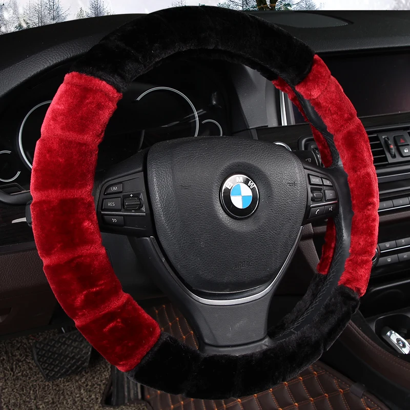 KKYSYELVA Winter Car steering wheel cover Warm Plush Steering-wheel Protector Cover 38cm Interior Accessories
KKYSYELVA Winter Car steering wheel cover Warm Plush Steering-wheel Protector Cover 38cm Interior Accessories
