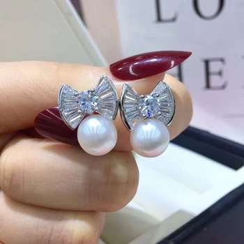 925 Sterling Silver Earrings Findings Bowknot Earrings Settings Mountings Parts Mounts for Pearls Agate Coral Beads Stones
925 Sterling Silver Earrings Findings Bowknot Earrings Settings Mountings Parts Mounts for Pearls Agate Coral Beads Stones