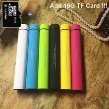 Portable Power Bank Speaker Loudspeakers Caixa Sound, Six Color Speaker for Mobile Phone Mp3 Mp4 add 16G TF Card
