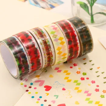 2PCS/LOT Colorful Cartoon Small Transparent Washi Paper Tape DIY Scrapbooking Diary Decorative Refrigerator Stickers Tape
2PCS/LOT Colorful Cartoon Small Transparent Washi Paper Tape DIY Scrapbooking Diary Decorative Refrigerator Stickers Tape