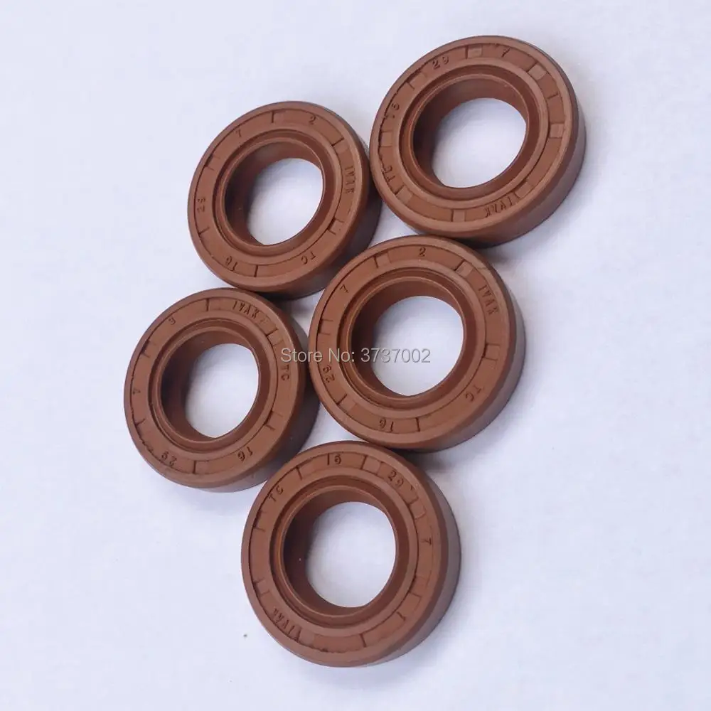 2PCS Skeleton Oil Seals Brown FKM Shaft Oil Seal Viton Rubber 12x30x7 12x35x7 12x35x10 Covered Double Lip High-temperature seals
2PCS Skeleton Oil Seals Brown FKM Shaft Oil Seal Viton Rubber 12x30x7 12x35x7 12x35x10 Covered Double Lip High-temperature seals
