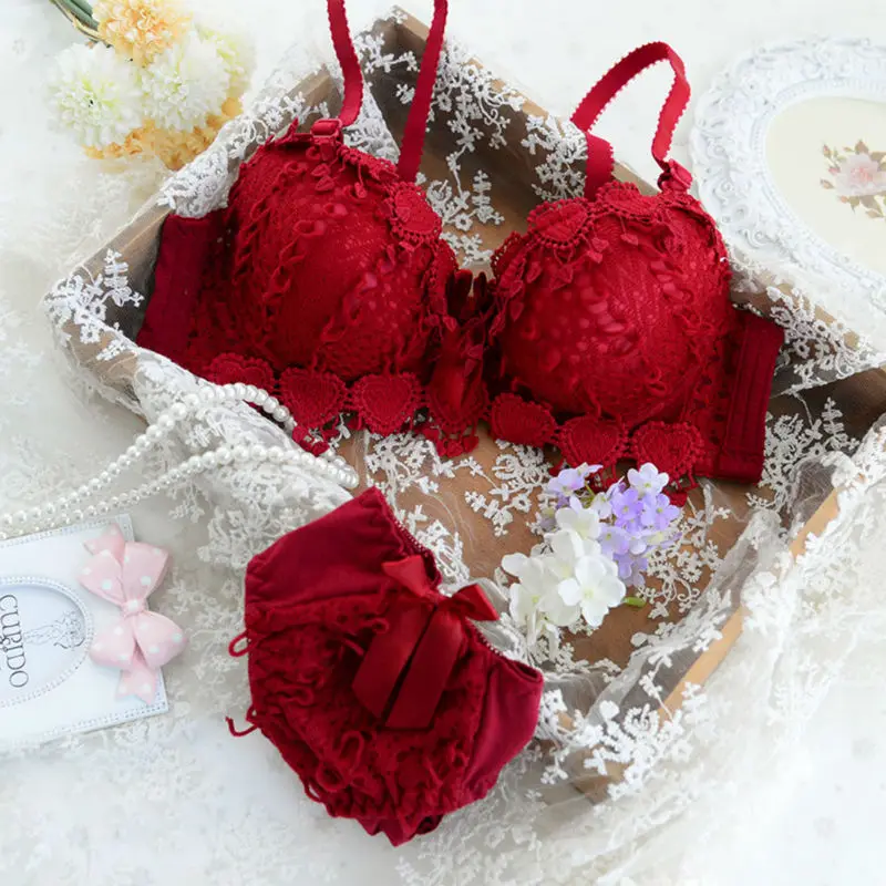 Women bra Set Sexy Lingerie 2019 Super Push Up Bra set Heart Appliques Tassel Girl Underwear Set intimates padded Bra Set
Women bra Set Sexy Lingerie 2019 Super Push Up Bra set Heart Appliques Tassel Girl Underwear Set intimates padded Bra Set
