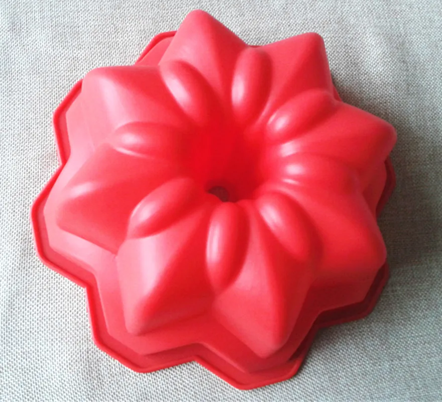 XG016 Size 23*9.0cm Single Big Flower Shape Silicone Cake Pan Creative Cake Mold Kitchenware DIY Mold
XG016 Size 23*9.0cm Single Big Flower Shape Silicone Cake Pan Creative Cake Mold Kitchenware DIY Mold