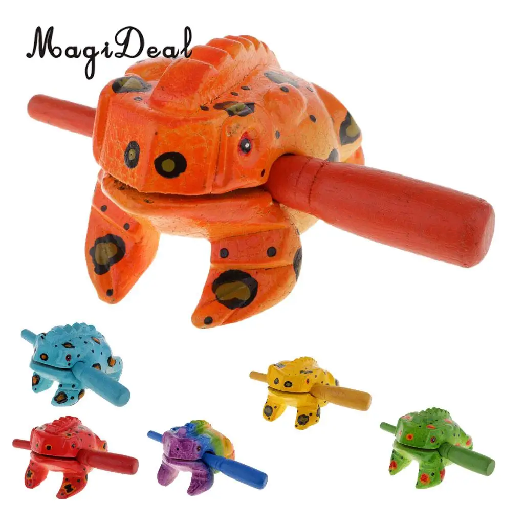 Ancient Siamese Wooden Croaking Frog Musical Instrument! Good Luck &Fortune!