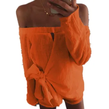 Summer Sexy Off Shoulder Playsuit Jumpsuit Women Long Sleeve Party Rompers Womens Jumpsuits Short Trouser Romper For Women
Summer Sexy Off Shoulder Playsuit Jumpsuit Women Long Sleeve Party Rompers Womens Jumpsuits Short Trouser Romper For Women