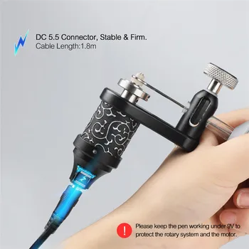 1Pcs Rotary Tattoo Machine Gun Aluminum Frame Eccentric Wheel DC Connected 4.5W Motor Shader Liner Fine Control For Beginner
1Pcs Rotary Tattoo Machine Gun Aluminum Frame Eccentric Wheel DC Connected 4.5W Motor Shader Liner Fine Control For Beginner