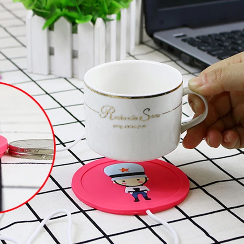 Hot Silicone Coaster USB Cup Heating Coffee Tea Warmer Pad Mat High Quality Cute Heat Heater Milk Tea Coffee Mug Drink
Hot Silicone Coaster USB Cup Heating Coffee Tea Warmer Pad Mat High Quality Cute Heat Heater Milk Tea Coffee Mug Drink