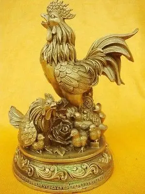 Large brass Small Chinese Bronze brass Chicken Rooster Statue Figure 6"H Decoration 100% Brass Bronze
Large brass Small Chinese Bronze brass Chicken Rooster Statue Figure 6"H Decoration 100% Brass Bronze