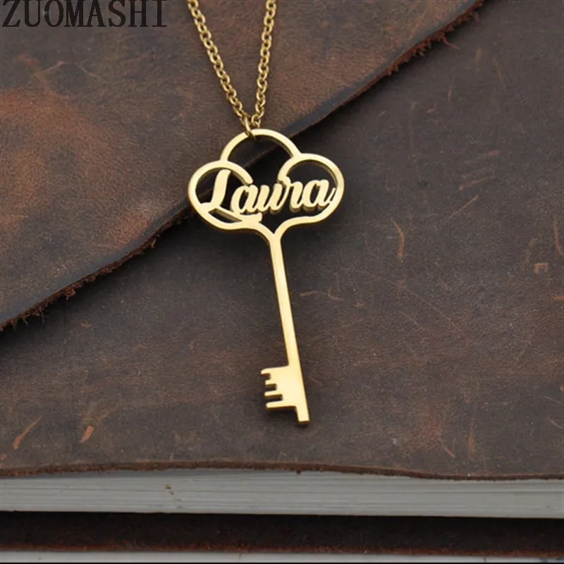Custom Name Key Necklaces & Pendants Stainless Steel Key Pendants Charms Choker Custom Name Necklace Initial Jewelry Gifts
Custom Name Key Necklaces & Pendants Stainless Steel Key Pendants Charms Choker Custom Name Necklace Initial Jewelry Gifts