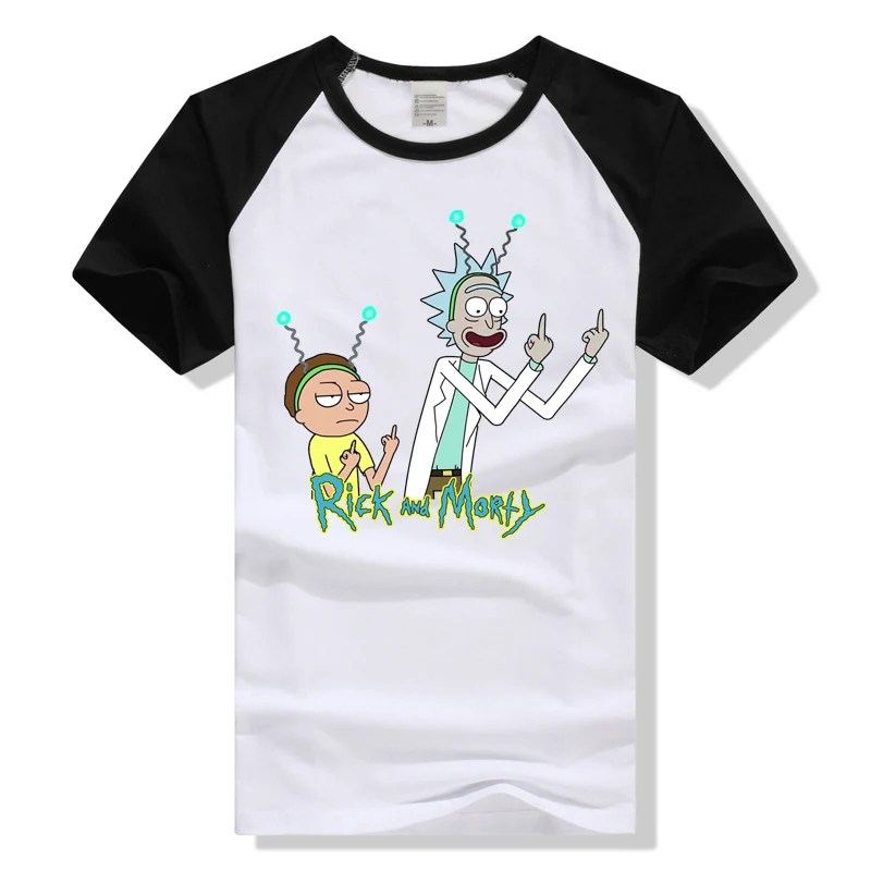 Rick and Morty Middle Finger T-shirt