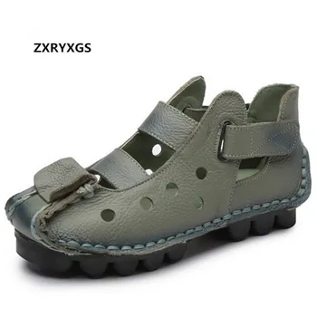 ZXRYXGS Brand Sandals Soft Comfort Non-slip Women Shoes Summer Sandals 2019 Newest Retro Cow Leather Shoes Summer Women Sandals
ZXRYXGS Brand Sandals Soft Comfort Non-slip Women Shoes Summer Sandals 2019 Newest Retro Cow Leather Shoes Summer Women Sandals