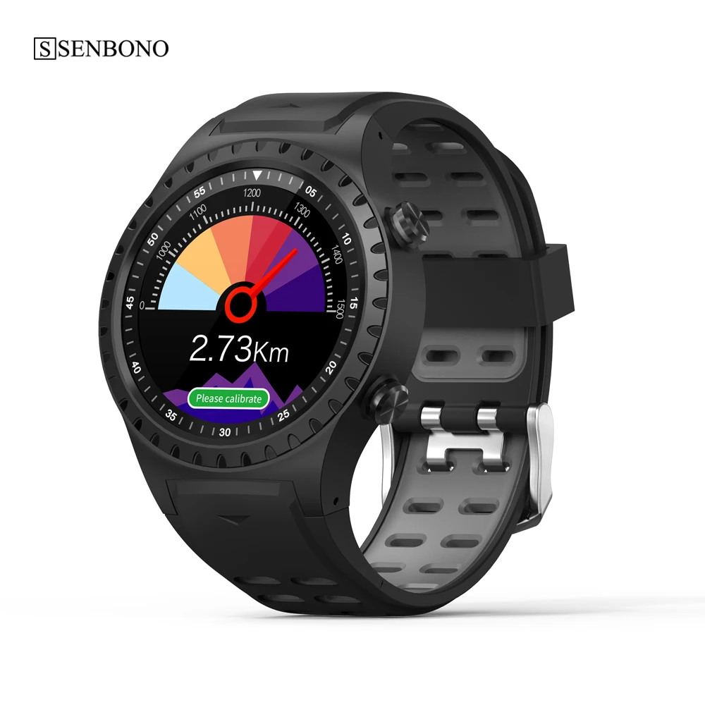 

SENBONO M1 IP67 Waterproof Smart Watch Bluetooth Phone Call GPS Smartwatch Phone Men Women Heart Rate Monitor Clock