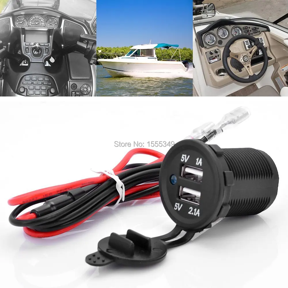 2V Waterproof Power Outlet Cigarette Lighter Socket 2.1A Dual USB Charger Panel Flush Mount For Benelli Aprilia KTM BMW
2V Waterproof Power Outlet Cigarette Lighter Socket 2.1A Dual USB Charger Panel Flush Mount For Benelli Aprilia KTM BMW