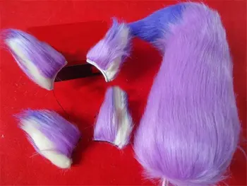 Fox Tail Ear Sexy Animal Tail Anime Halloween Party Cosplay Accessories Free Shipping Style Able Pueple Blue Mix Tail + Ears
Fox Tail Ear Sexy Animal Tail Anime Halloween Party Cosplay Accessories Free Shipping Style Able Pueple Blue Mix Tail + Ears