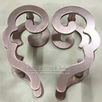 A glass door handle door of modern antique wooden craft handle Chinese bronze handle door handle
A glass door handle door of modern antique wooden craft handle Chinese bronze handle door handle