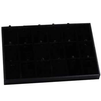 1PCS 18 lattice Jewelry Display Tray Necklace Holder Pendant Storage Box Ring Earring Case Bracelet Organizer Bangle Showcase
1PCS 18 lattice Jewelry Display Tray Necklace Holder Pendant Storage Box Ring Earring Case Bracelet Organizer Bangle Showcase