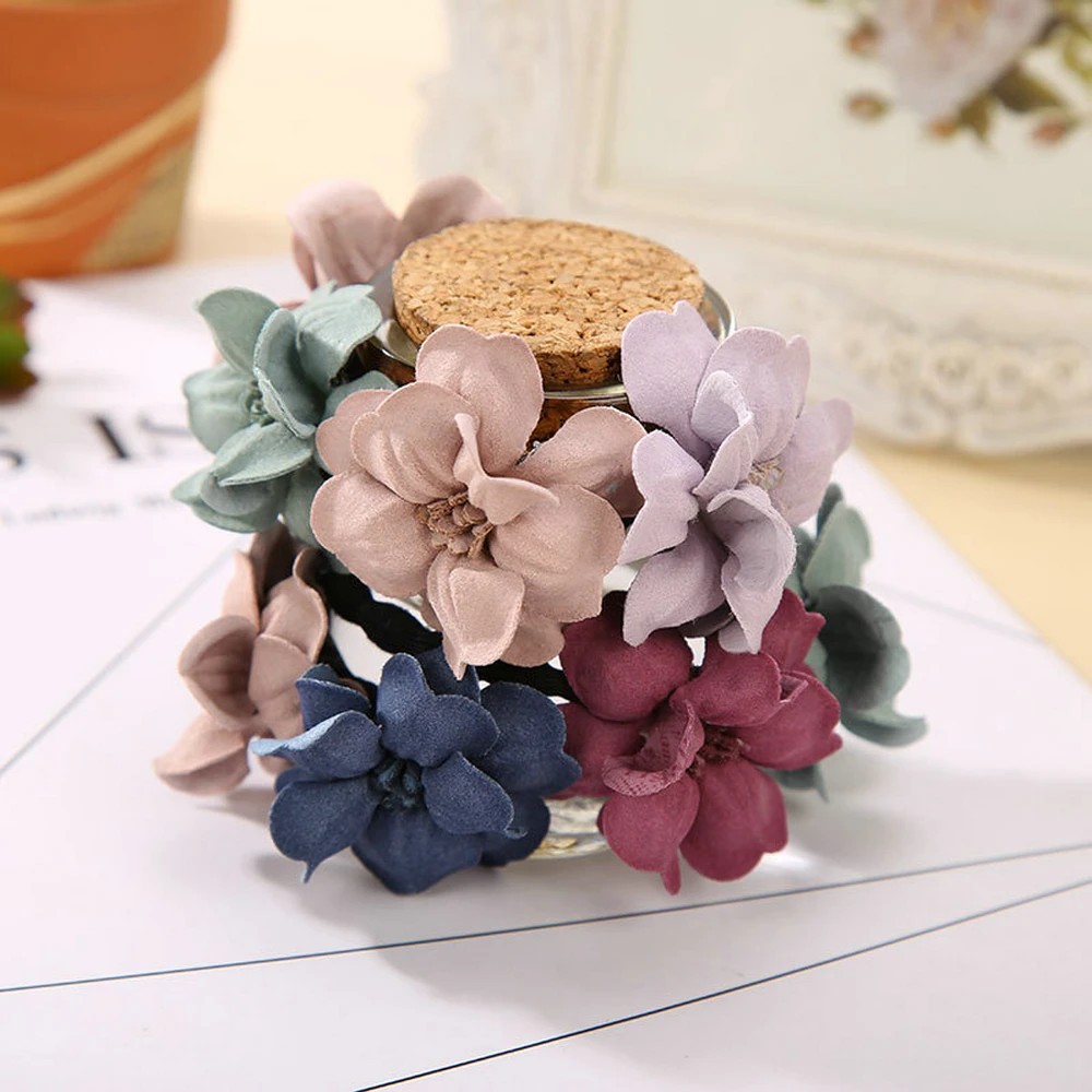 Elastic Hair Ring Flower Hair Rubber bands Rope Cloth Headbands Hair Accessories Women Headband
Elastic Hair Ring Flower Hair Rubber bands Rope Cloth Headbands Hair Accessories Women Headband