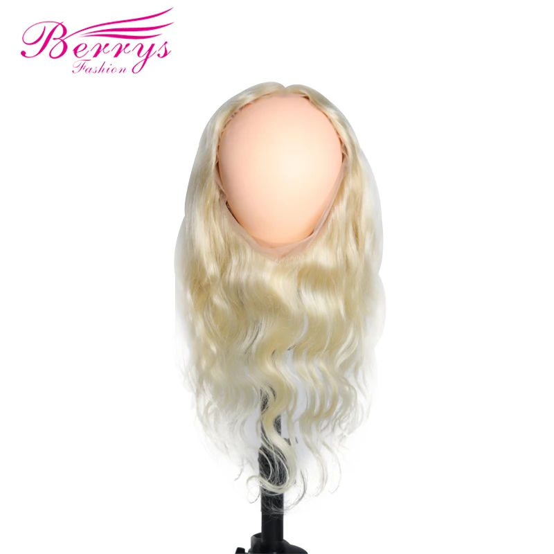 Berrys Модные прозрачные 360 кружевные фронтальные #613 блонд цвет бразильские
