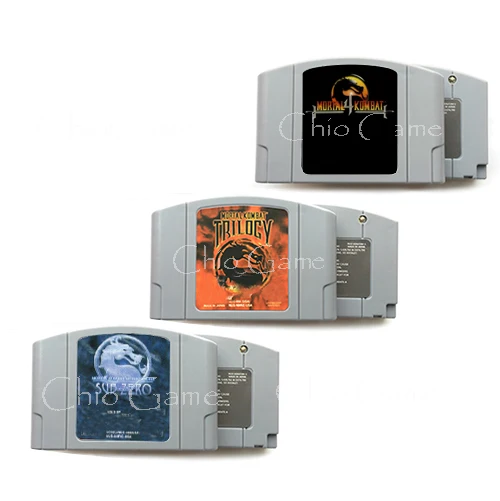 

MortaKombat 4 Trilogy Sub-Zero Super Bros. English Language for 64 bit USA Version Video Game Cartridge Console for NTSC Only