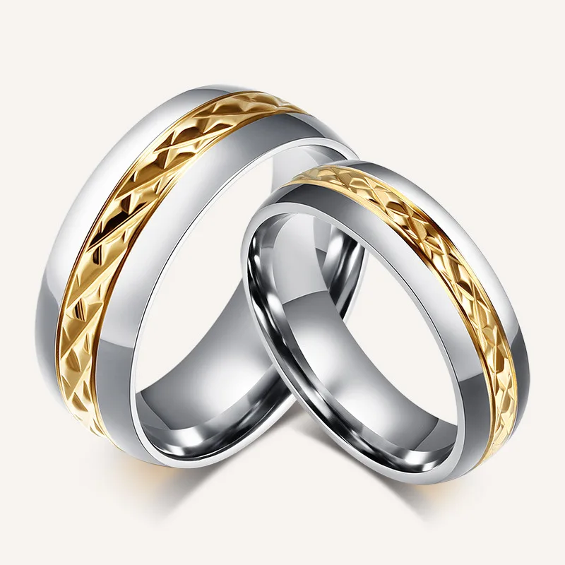 Two-color lovers ring Wedding Band Engagement Rings for Couples 316l Stainless Steel High Quality Jewelry Anniversary Gift G0451
Two-color lovers ring Wedding Band Engagement Rings for Couples 316l Stainless Steel High Quality Jewelry Anniversary Gift G0451