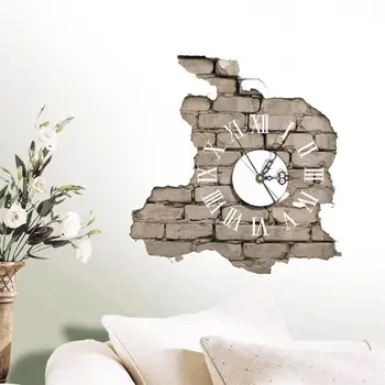 CC Simple Fashion 3D Wall Stickers Brick Wall Clock 3d Stickers Europe Decor Living Room Gift Home Furniture Decoration
CC Simple Fashion 3D Wall Stickers Brick Wall Clock 3d Stickers Europe Decor Living Room Gift Home Furniture Decoration