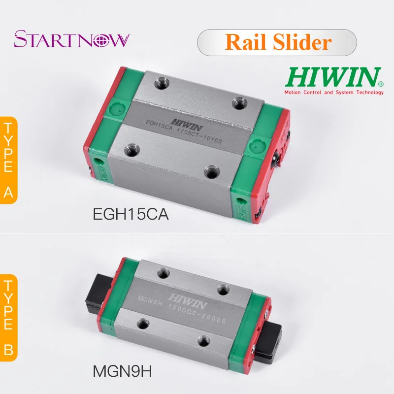 Original Taiwan HIWIN EGH15CA MGN9H Slider Block Linear Rail Guide Bearing for CNC Router Woodwork Laser Machine 3D Printer
Original Taiwan HIWIN EGH15CA MGN9H Slider Block Linear Rail Guide Bearing for CNC Router Woodwork Laser Machine 3D Printer