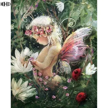 Diy Diamond painting cross stitch Needlework kit 3d square drill mosaic pasted full Diamond Embroidery butterfly fairy girl
Diy Diamond painting cross stitch Needlework kit 3d square drill mosaic pasted full Diamond Embroidery butterfly fairy girl