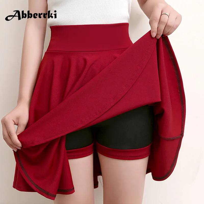 Korean Sun A-line Pleated Skirt Shorts Plus Size S-4XL Elastic High Waist Skater Skirt School Girls Short Skirts Saia Femme Jupe
Korean Sun A-line Pleated Skirt Shorts Plus Size S-4XL Elastic High Waist Skater Skirt School Girls Short Skirts Saia Femme Jupe
