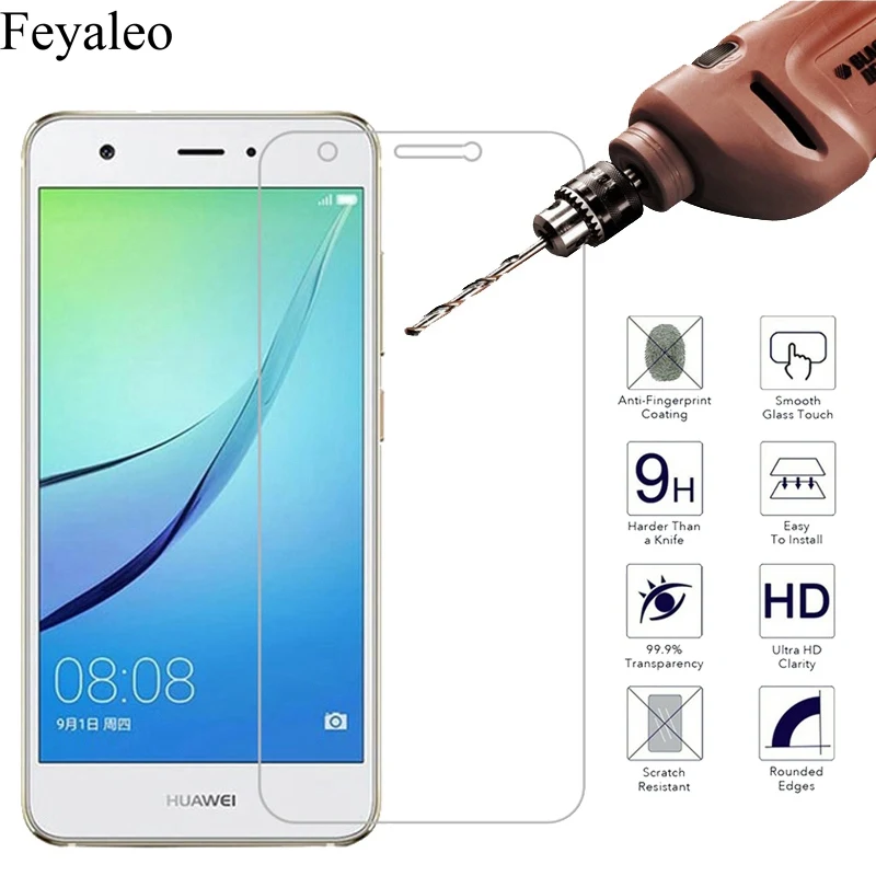9H 5 "закаленное стекло для Huawei Nova Защита экрана CAN L01 L11 L02 L12 L03 L13 CAZ AL10 защитная