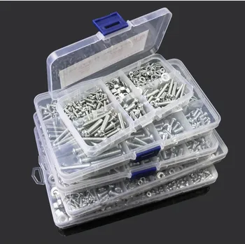 1 Set stainless steel nuts and bolts with storage box hex socket head cap screws M3M4M5 screwdriver Repair Tool kit
1 Set stainless steel nuts and bolts with storage box hex socket head cap screws M3M4M5 screwdriver Repair Tool kit