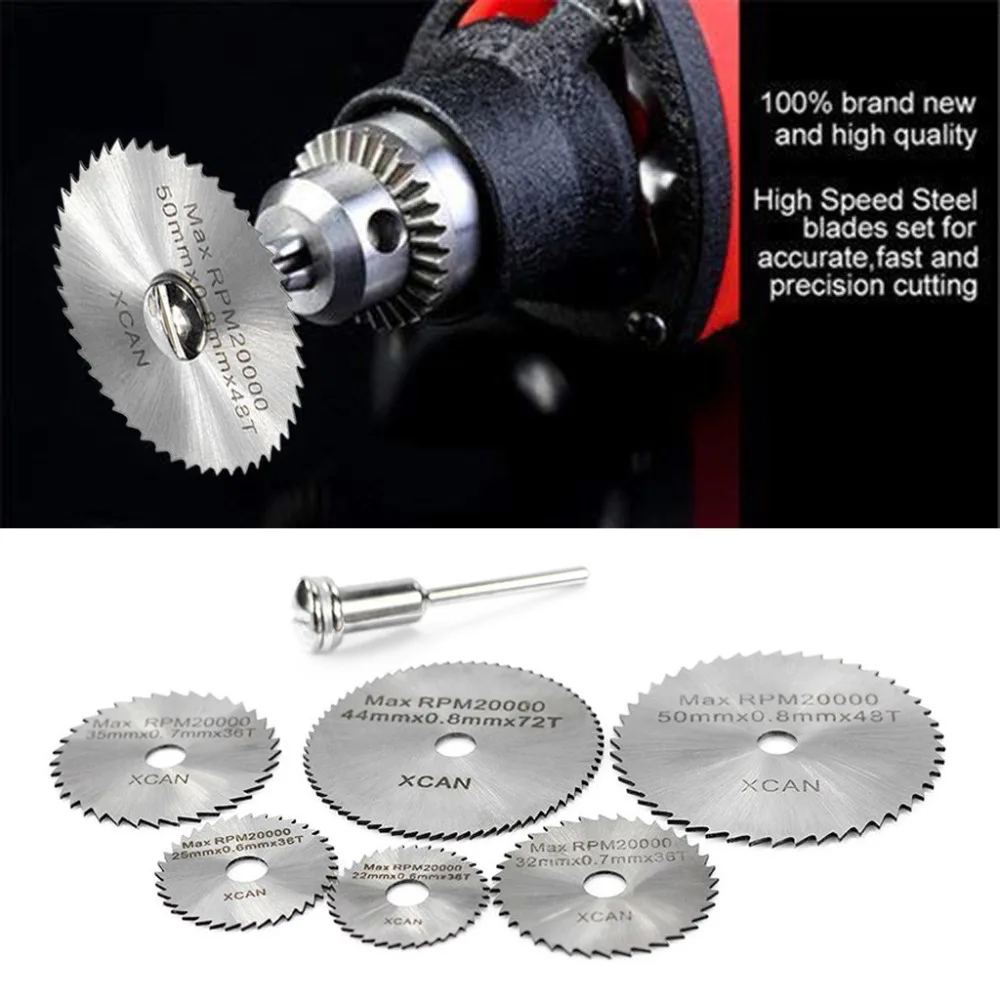 7pcs New Portable Rotary Tool Circular Saw Blades Cutting Discs Mandrel For Dremel Cutoff
7pcs New Portable Rotary Tool Circular Saw Blades Cutting Discs Mandrel For Dremel Cutoff