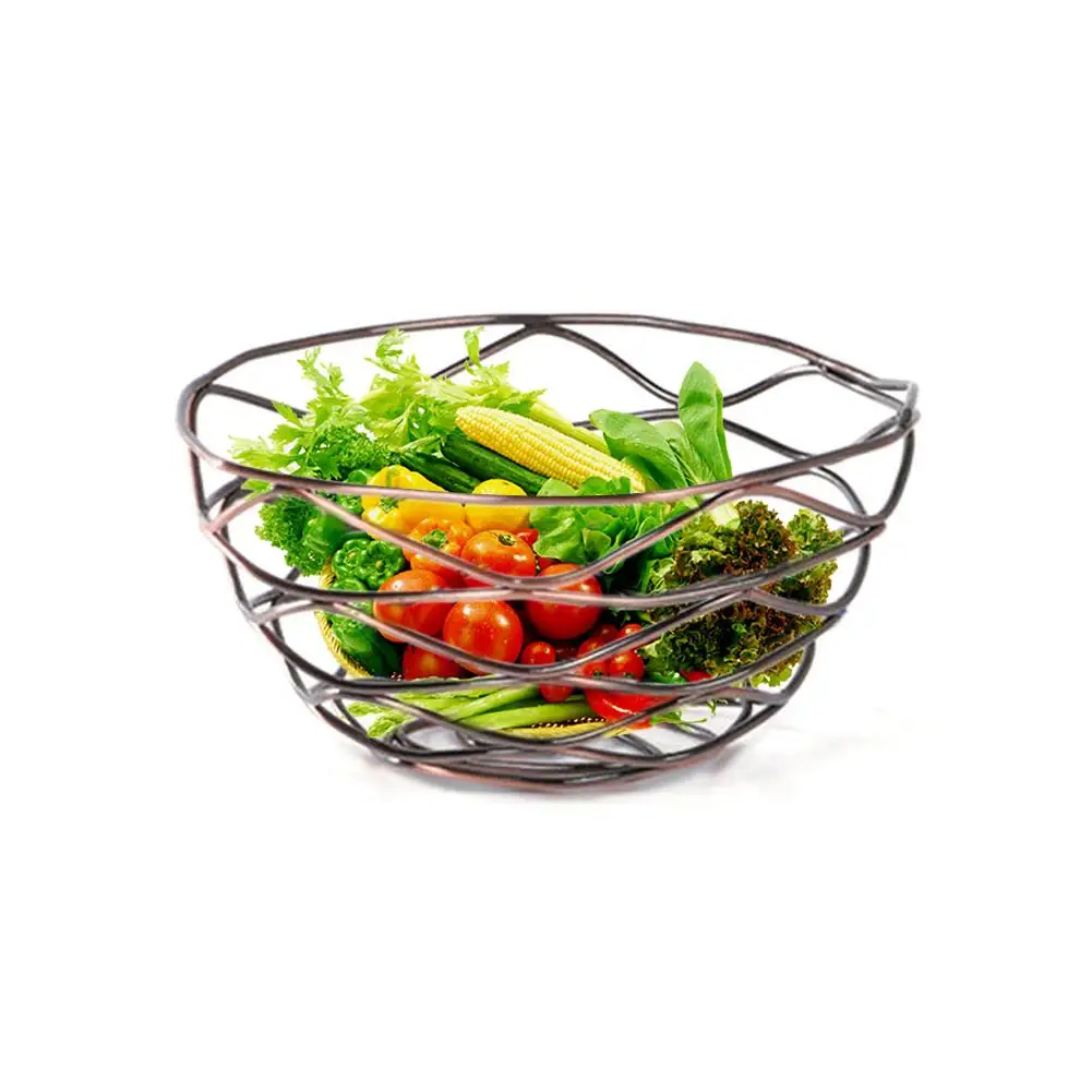 NEW Iron Storage Basket Fashionable Fruit Bowl Golden Rose Shaped Metal Basket Nordic Style Bread Basket #YW
NEW Iron Storage Basket Fashionable Fruit Bowl Golden Rose Shaped Metal Basket Nordic Style Bread Basket #YW