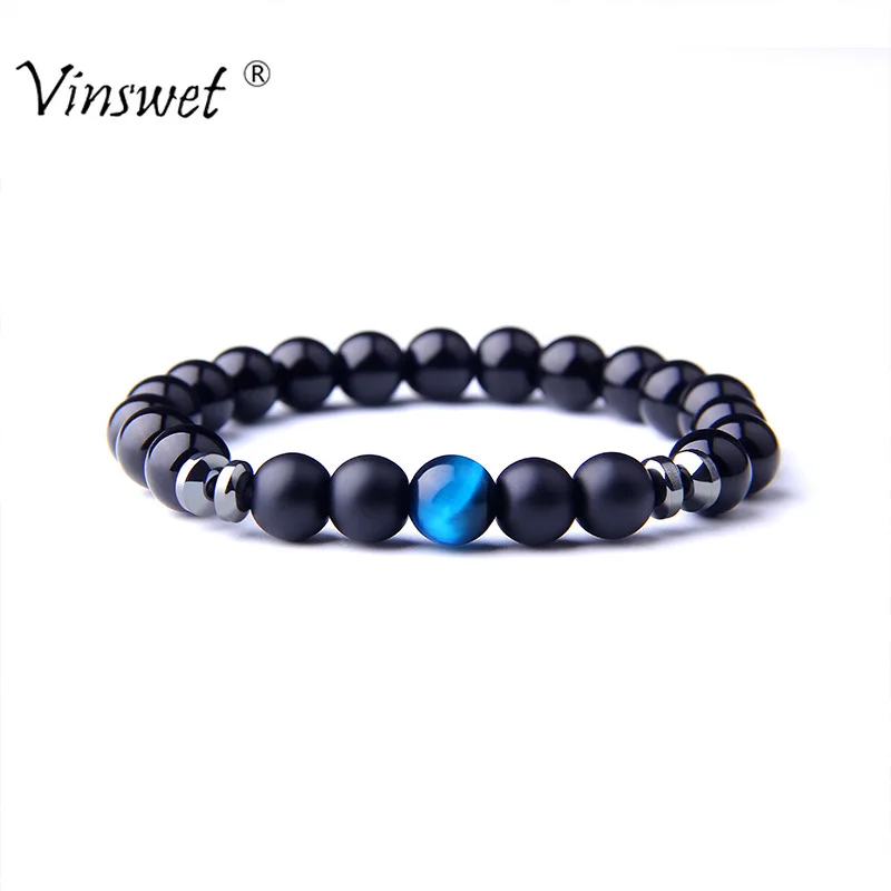 Natural Stone Royal Blue Tiger Eyes Stone Beads Strand Bracelets for Women Men Fashion Black Onyx Beads Bracelet Jewelry
Natural Stone Royal Blue Tiger Eyes Stone Beads Strand Bracelets for Women Men Fashion Black Onyx Beads Bracelet Jewelry