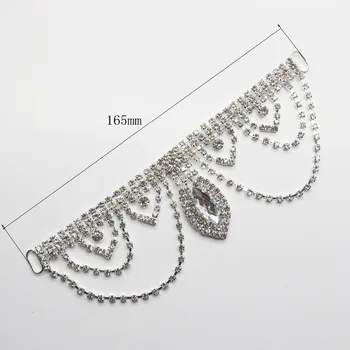 Charm 2pcs 165mm New Water droplets Rhinestone bikini buckles, chain connectors decoration.
Charm 2pcs 165mm New Water droplets Rhinestone bikini buckles, chain connectors decoration.