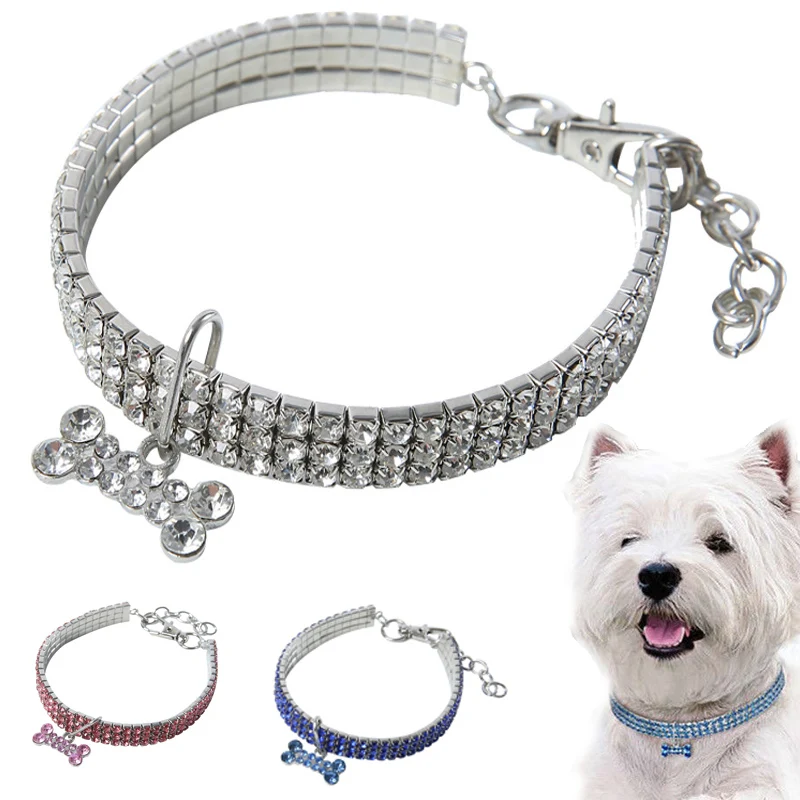 Elasticity Cat Dog Crystal Collar Luxury Pet Accessories for Dogs Chihuahua Shih Tzu Puppy Collars Dog Necklace for Pet Products
Elasticity Cat Dog Crystal Collar Luxury Pet Accessories for Dogs Chihuahua Shih Tzu Puppy Collars Dog Necklace for Pet Products