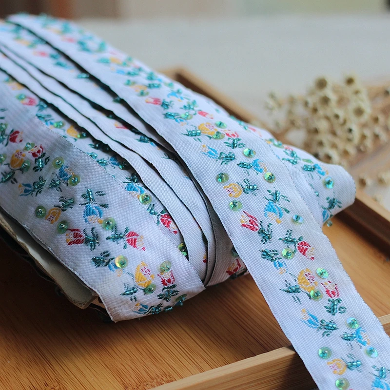 2yard White + blue High Quality Hand Made Beaded Sequined Wedding Lace Trim Embroidered Retro Lace Bridal 1.58'' Wide
2yard White + blue High Quality Hand Made Beaded Sequined Wedding Lace Trim Embroidered Retro Lace Bridal 1.58'' Wide