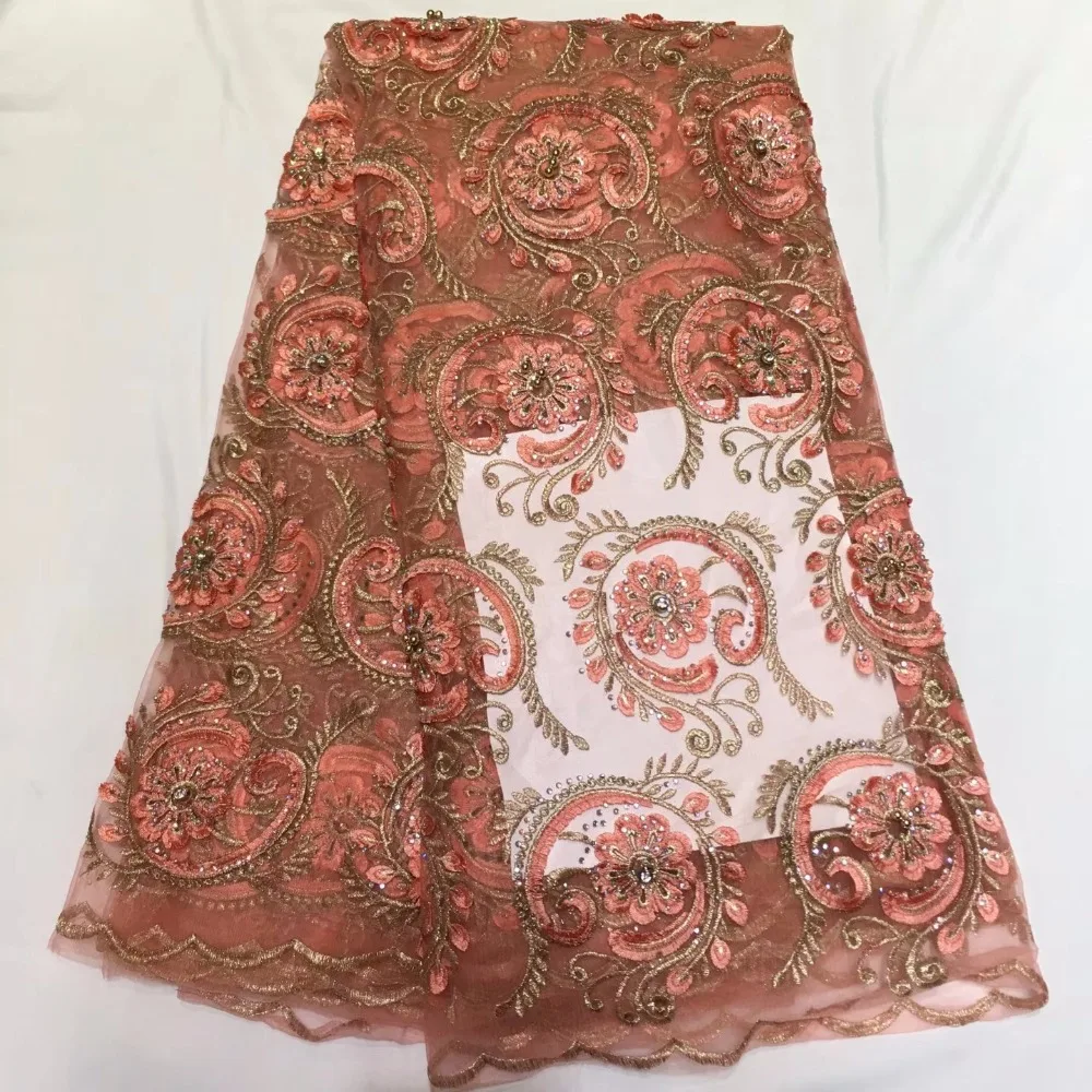 Wholesale French Lace Fabric peach 2018 African French Lace High Quality Embroidery African Tulle Lace Fabric Wedding Dress
Wholesale French Lace Fabric peach 2018 African French Lace High Quality Embroidery African Tulle Lace Fabric Wedding Dress