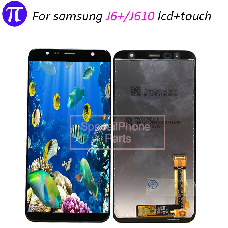 6 ''дисплей для Samsung J610 LCD J6 Plus Сенсорная панель дигитайзер в сборе Pantalla |