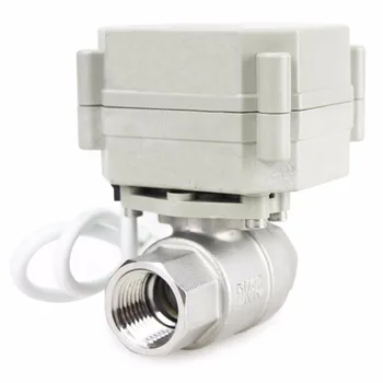 New 2 Way 1/2" DN15 12V/24VDC 110V/220VAC Stainless Steel 304 Normally Closed/Position Feedback Motorized Electrical Ball Valve
New 2 Way 1/2" DN15 12V/24VDC 110V/220VAC Stainless Steel 304 Normally Closed/Position Feedback Motorized Electrical Ball Valve