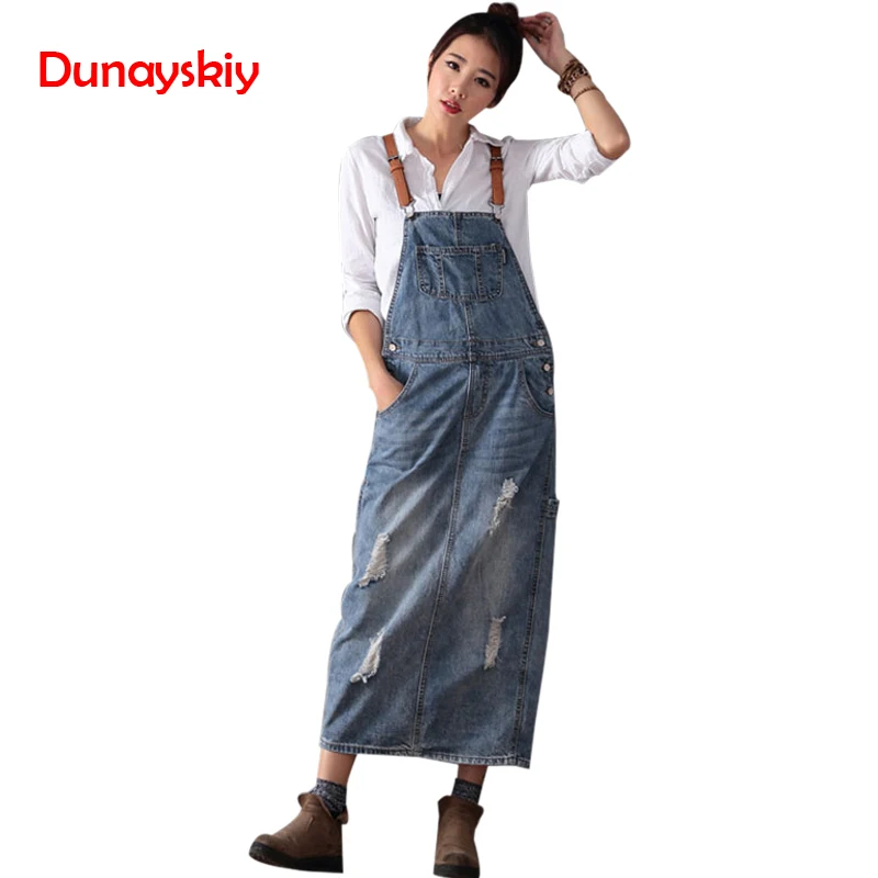 2019 New Fashion Loose Denim Holes Dresses Spring Summer Ladies Jeans Dress Suspenders Dresses Rompers Denim Holes Dresses
2019 New Fashion Loose Denim Holes Dresses Spring Summer Ladies Jeans Dress Suspenders Dresses Rompers Denim Holes Dresses