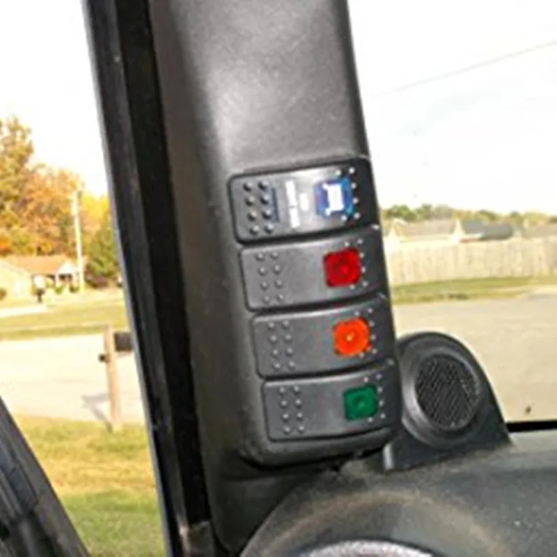 Левый столб переключатель Pod Панель + 4 Кулисные Переключатели для JEEP Wrangler 2011 2012 2013