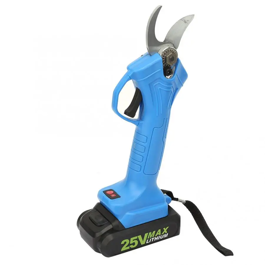 25V 100W Li-ion Battery Cordless Secateur Branch Cutter Fruit Tree Pruning Shears CN Plug 110-220V Household Garden Tool
25V 100W Li-ion Battery Cordless Secateur Branch Cutter Fruit Tree Pruning Shears CN Plug 110-220V Household Garden Tool