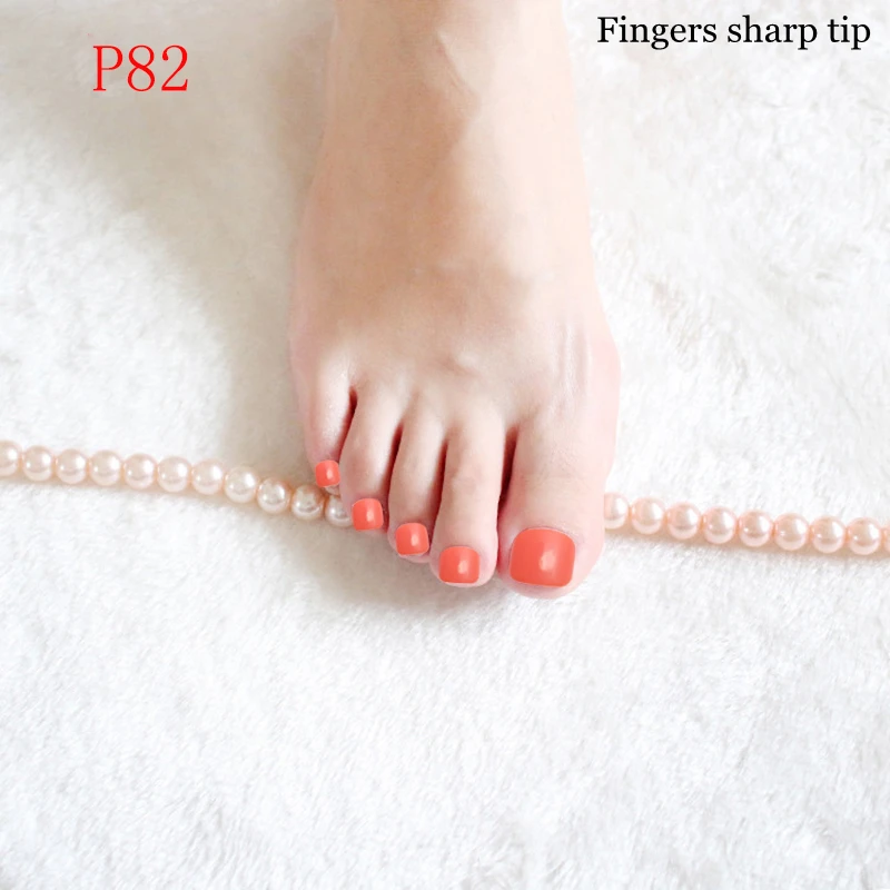 24 pcs of acrylic fake nails, ms candy color orange toenails short nails products
24 pcs of acrylic fake nails, ms candy color orange toenails short nails products